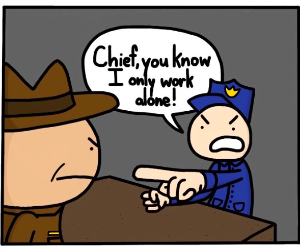 Mime Cop Cartoon