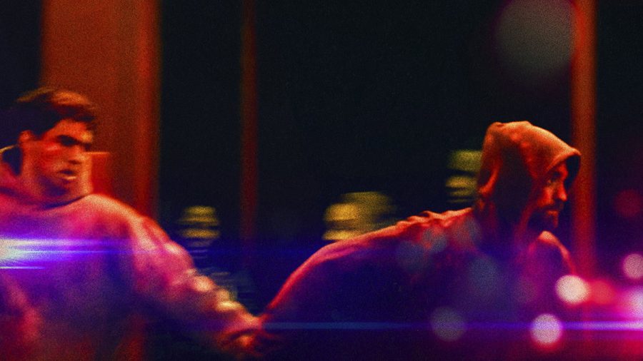 Benny Safdie (left) and Robert Pattinson (right) in Good Time