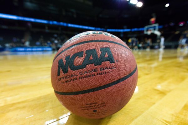 Spokane, WA: A game ball sits on court the day prior to the start of the 2016 NCAA Men's Basketball Tournament

Shutterfly Photo ID: 396222481
