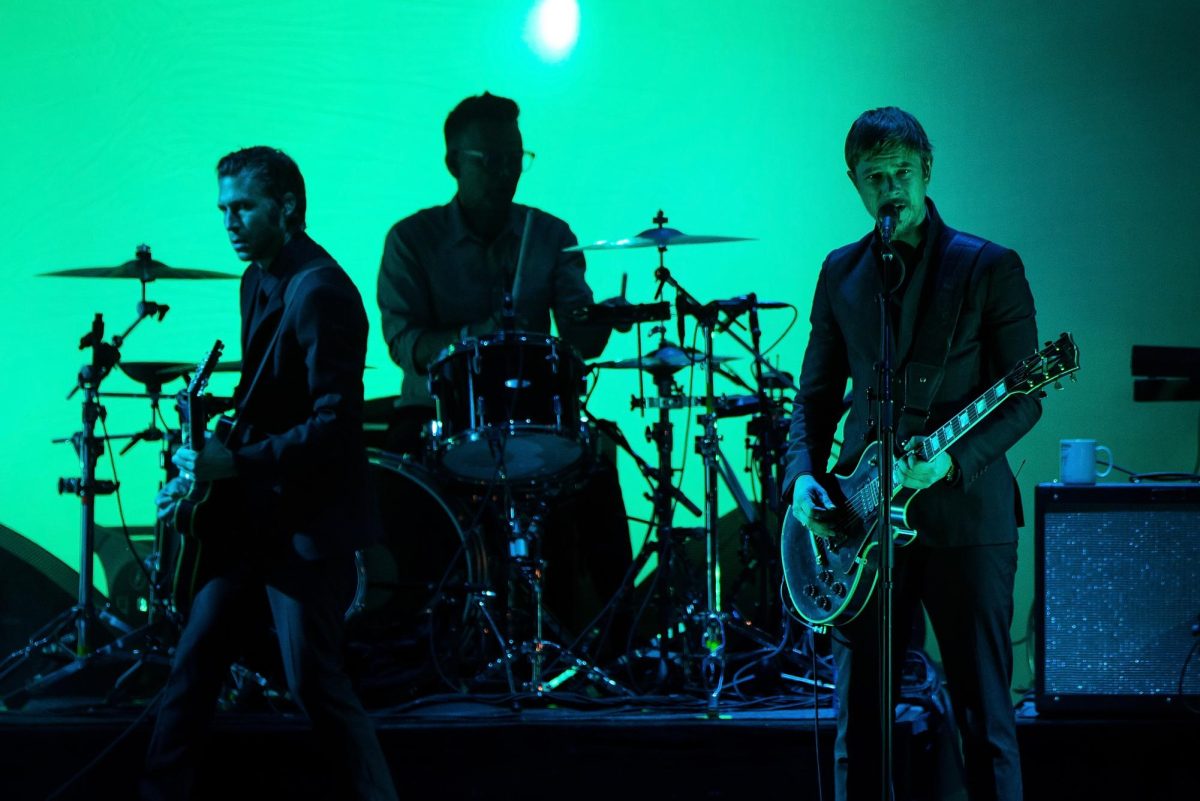 Interpol band performs in Madrid.
Left to right, Daniel Kessler, Sam Fogarino, and Paul Banks.

ShutterStock: 731141821

