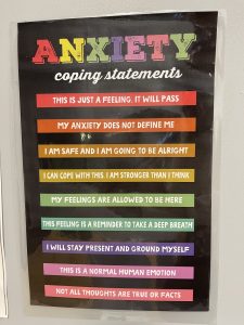 Poster in our School Counselor Ms. House's office.
